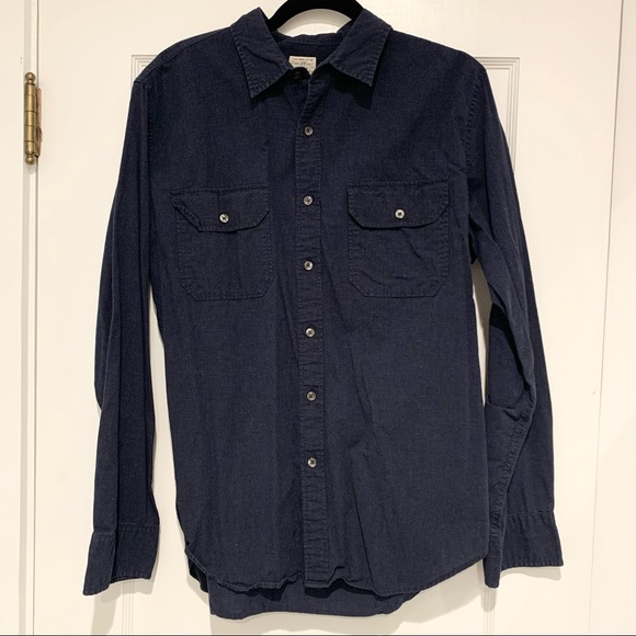 JCrew navy blue shirt